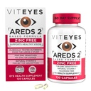 Vitøjne AREDS 2 Zinkfri Macular Support, Natural Allergen Gratis Kapsler med E-vitamin, C-vitamin, Lutein & Zeaxanthin, Ingen zink, Ingen kobber, Eye Doctor Trusted, Fremstillet i USA, 120 Ct