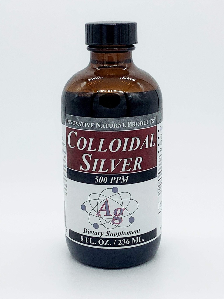 Kolloid sølv høj potens 500 ppm 8 Ounces