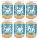 Tru-Nut Vegan Peanut Protein Powder - 20g of Protein, 140 Calories, Ideal for Smoothies and Protein Shakes, Versatile and Easy to Use, No Sugar Added, Low Carb, Gluten Free, 16oz Jar (Case of 6)