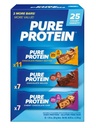 Pure Proteins Bars, Nutrient Rich Snacks with High Protein for Energy Support, Minimal Sugar, Gluten-Free, Variety Pack (In NEYUM Packaging) (25 Pack)
