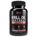 Antarktiske Krill Oil 1000mg (120 Softgel) Omega 3 Fish Oil Supplement med EPA, DHA & Astaxanthin - for fælles, hjerne, og, Heart Support til mænd og kvinder