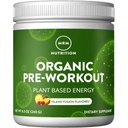 MRM Nutrition Organic Pre- Workout Powder against 124; Island Fusion Flavored Measurement 124; Superfoods + 150mg Natural Koffein + adaptogens Measurement 124; Clean Energy + Focus Measurement 124; Sund Blood Flow Measurement 124; Vegan + Non- GMO Measurement 124; 20 Servering