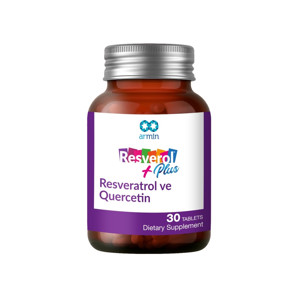 Plus Resveratrol with Quercetin & Vitamin C, 30 Count | Energy Support, Immune Support, Healthy Aging, Non-GMO, Gluten-Free Capsules