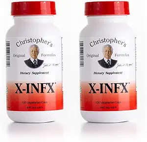 Christopher 's Original Formulas X- INFX Formel, Naturlig immunforsvar, 2 Pack, 100 Caps Hver