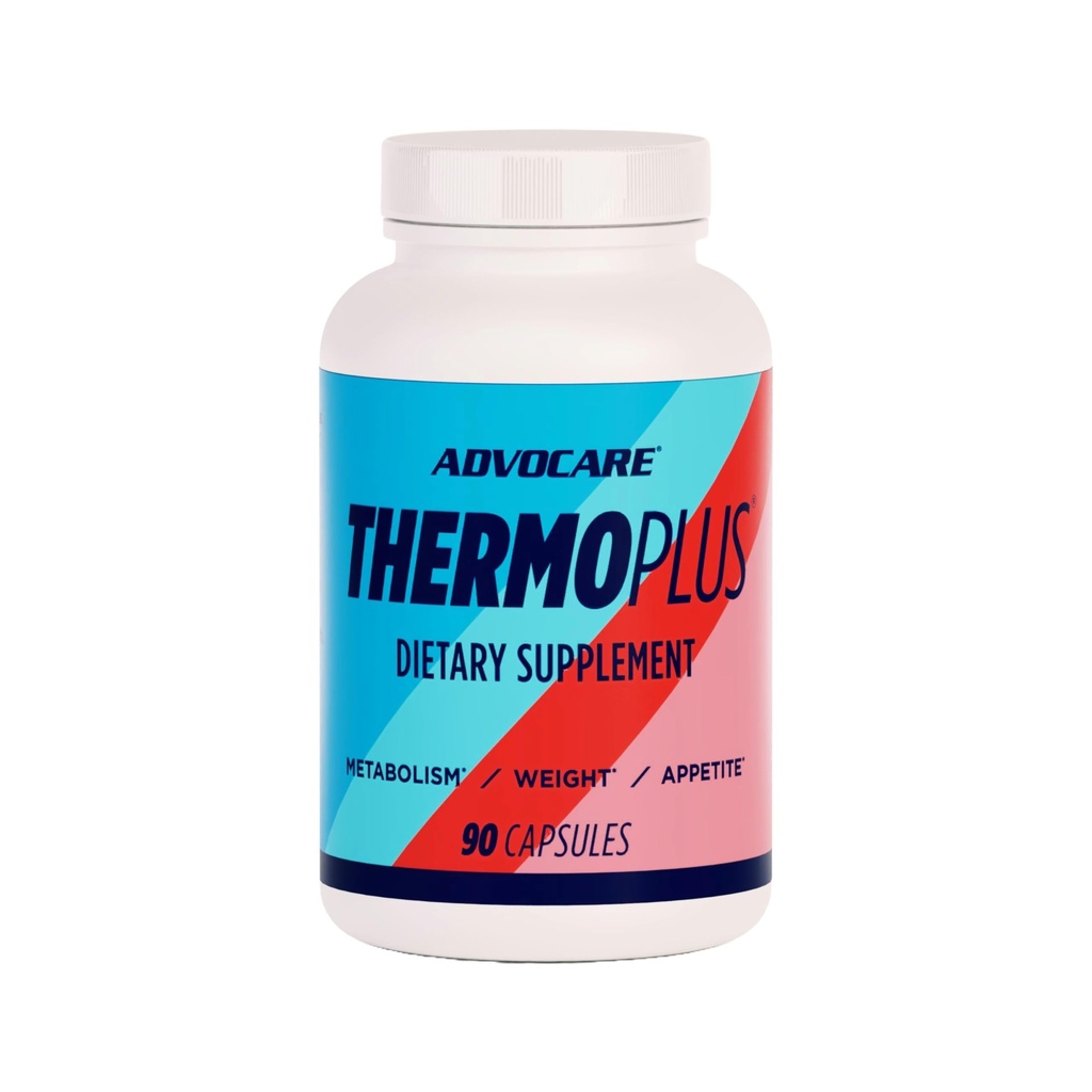 AdvoCare ThermoPlus Vitamin & Herbal Kosttilskud - Understøtter sund metabolisme * - Indeholder thiamin, Sage Extract & Oolong Tea Extract - 90 kapsler