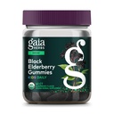 Gaia urter GaiaKids Black Elderberry Daily Gummies for Kids - Lækker immunforsvar supplement - Certified Organic Black Elderberries for Immunsystemet Support - 40 Gummies (40- Day Supply)