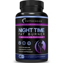 Nat tid Vægttab piller til Women- Carb Blocker Appetite Suppressant med Melatonin- Fat Burner Diet piller, der arbejder hurtigt for Women- Nighttime Metabolisme Booster-Made in USA-1 Pack