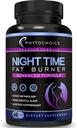Nat tid Vægttab piller til Women- Carb Blocker Appetite Suppressant med Melatonin- Fat Burner Diet piller, der arbejder hurtigt for Women- Nighttime Metabolisme Booster-Made in USA-1 Pack