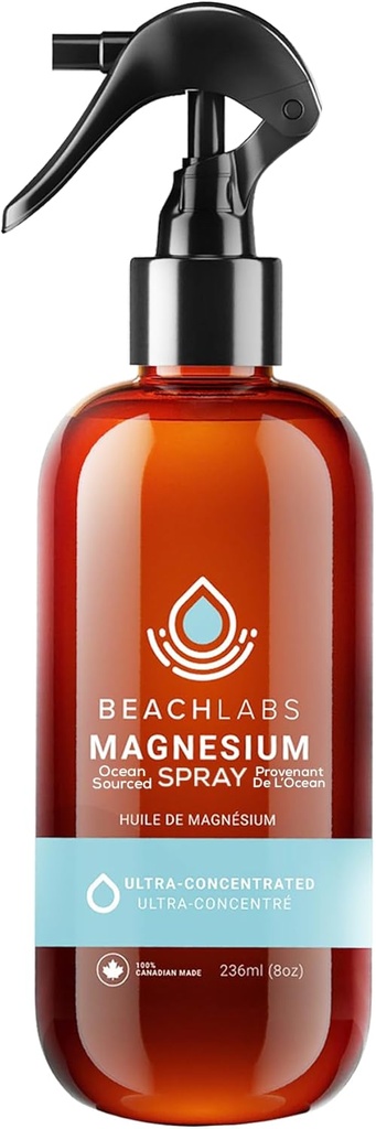 Magnesium Spray - Ocean- Sourced Magnesium til daglig wellness124; 100% Natural med 40 + Trace Minerals