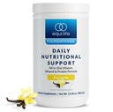 Equilife Daily Nutritional Support, All- in- One Multivitamin Meal Erstatning, Pure Vanilla Flavor, 15G Plant Protein, Understøtter Samlet Wellness herunder energi, fordøjelse, & Hud, 14 Servering Tub