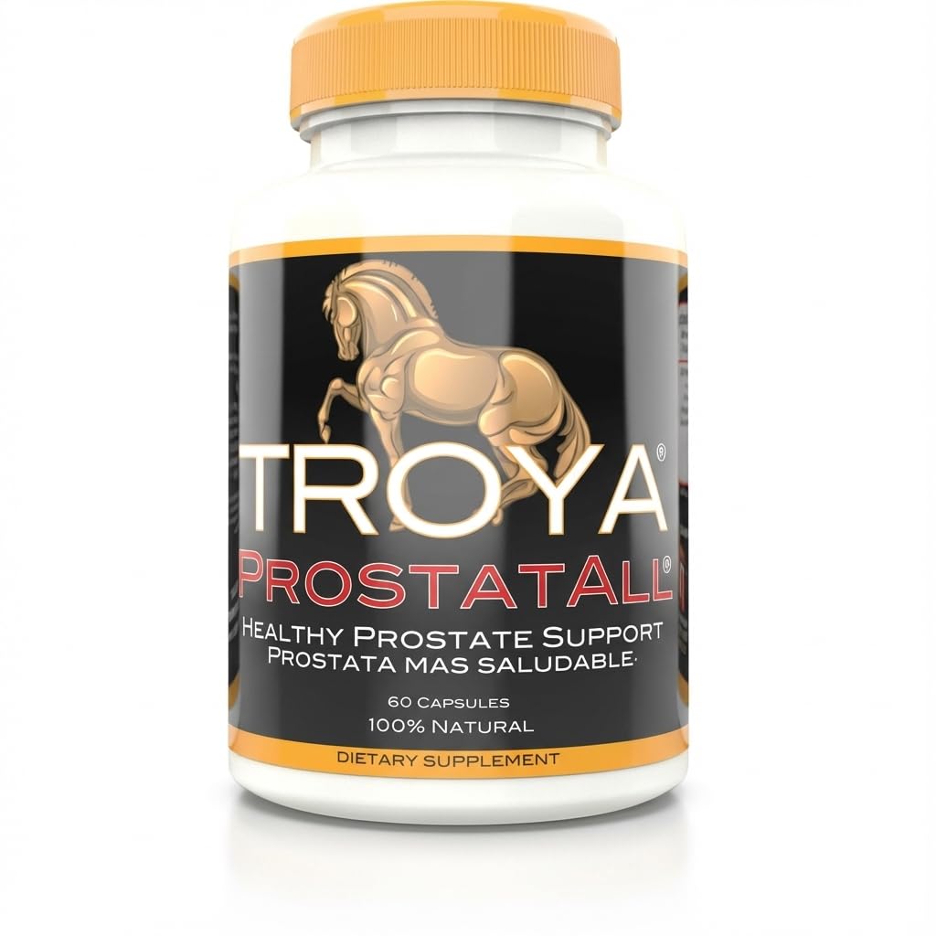 TROYA supplement - Saw Palmetto, Zink, Stinging Nettle & Græskar Seed Extract - 60 kapsler - Understøtter Prostate Sundhed & Urinary funktion