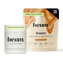 Beam Dream Sleep Powder & Creatine Bundle, Tredjeparts Testet Natural Sleep Aid & Recovery Supplement med mikroniseret Creatin Monohydrat, Unflavored Pure Creatin Powder for Muscle Strength, Energy
