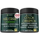 Bundle 5in1 Valerian Root Supplement & 6in1 Premium Ceylon kanel kosttilskud