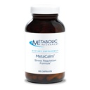 Metabolisk vedligeholdelse MetaCalm - GABA L- Theanin supplement til ro, søvn og stress support, vitamin B6, aktiv folat, Magnesium & 5- HTP kompleks for voksne, mænd og kvinder - 90 kapsler