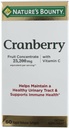 Nature 's Bounty Cranberry Dietary Supplement 60 Soft Gels (pakke med 2)