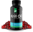 Daiwa Krill Oil 1000mg Softgels - EPA DHA Omega 3 Antarktiske krill Oil supplement med Astaxanthin - Natural Solution for Joint, Brain Support and Heart Health - 60 / ct