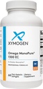 XYMOGEN Omega Monopure 1300 EC - Fish Oil med 3X Greater Absorption - DHA EPA Omega 3 supplement til hjertesundhed + kognitiv support (60 Softgels)