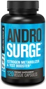 Jacked Factory Androvse Østrogen Blocker for Mænd - Natural Testosteron Booster for Mænd & Østrogen Metabolizer med Tongkat Ali, DIM, Long Jack & Mere - Test Booster & Muscle Builder - 120 Greve