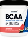 Nutricost BCAA Powder (Watermelon, 30 Servere) - Optimal 2: 1: 1 Ratio