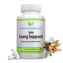 Daily Lung Cleanser & Detox Support Name 124; Genopfrisk dine lunger til åndedræt Nemmere # 124; Relieve Respiratoriske problemer & Address Problemer som Allergier, Wheezing og Hoste # 124; 60 Kapsler