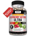 Kaya Naturals Keto Diet Hindbær Ketone - vægttab supplement, Appetitkontrol, Boost Metabolisme - 60 Tæl