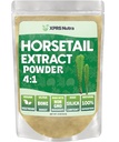 XPRS Nutra Horsetail Extract Powder for Hair, Nails, and Bones - High Potency Horsetail Root Powder - High Silica Content for Maximum Results - Vegan Friendly Horstail Extract (4 oz)