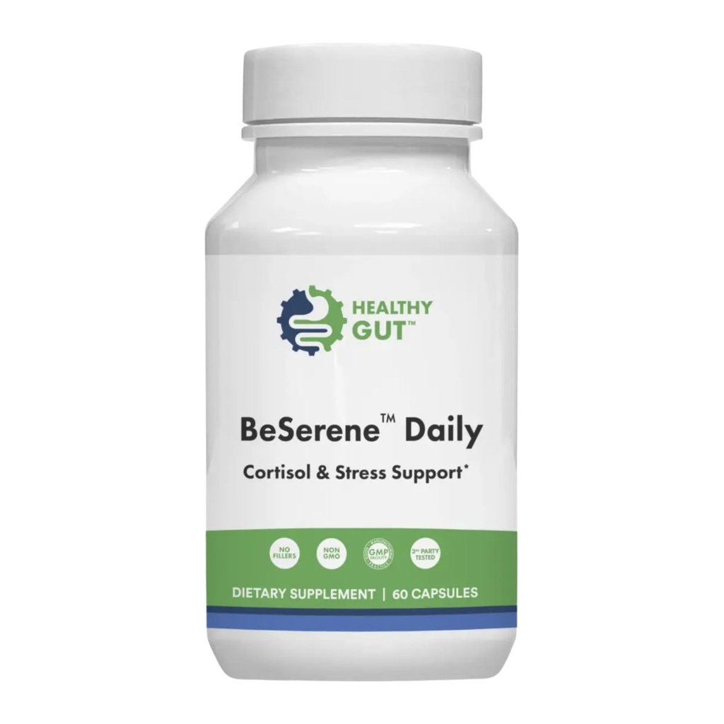 Sund Gut BeSerene Daglig Mesterskab 124; Cortisol & Stress support Mesterskab 124; Understøtter din søvn og adrenals Mesterskab 124; 30 Tjenester
