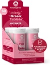 Amazing Grass Electrolyte Tablets, Fizzy Greens vand smag tabletter med vitaminer, Hydrate Strawberry Lemonade, 10 Greve (pakke med 6) (Packaging May Vary)