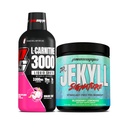 PROSUPPS L- Carnitin 3000 Stimulant Free Liquid Shots (31 Servere, Dragon Fruit) og Mr. Hyde Signature Series Pre- Workout Energy Poweded Drikke (30 Servere, Blåbær Lemonade) Bundle
