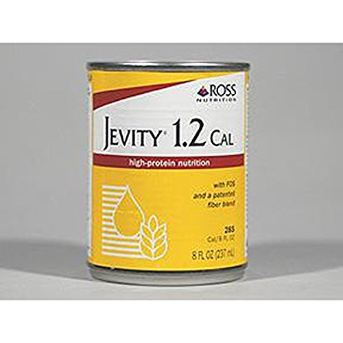 Jevity 1.2 Cal High-Protein Nutrition With Patented Fiber Blend, Ready to Use, 8 Fluid Ounces (Pack of 24) by Jevity