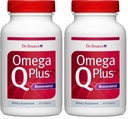 Dr. Sinatra Omega Q Plus Resveratrol - Omega-3 Supplement with CoQ10 and Resveratrol - Promotes Comprehensive Heart and Whole Body Health to Help You Age Well (60 softgels) (Pack of 2)