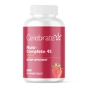 Fejre Vitamin Multi- Komplette Chewables, 45mg Jern - Daily Bariatric Multivitamin for Sleeve Gastrectomy og Gastric Bypass Kirurgi Patienter - Essentielle Vitamin & Minerals - Berry (60 tabletter)