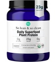 Ora Organic Vegan Protein Powder - 23g Plant Based Pea Protein + Superfood for Women and Men - Unsweeted & Unflavored - 20 Servering, Ingen Erythritol, Keto- Friendly, Gluten- Free, Paleo, Soy- Free