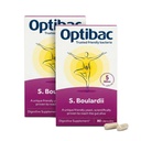 Optibac Saccharomyces Boulardii 80 Capsules | 5 Billion Live Cultures per Serving | Probiotic Yeast Supplement with S. Boulardii | Vegan, Gluten Free & Shelf Stable | For Gut Flora & Digestive Balance