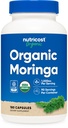Nutricost Moringa Kapsler 500mg, 180 Kapsler (90 Servering) - Vegetariske Kapsler, Non- GMO, Gluten Free