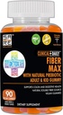 KLINISKE DAILY Fiber Max, Vegansk High Fiber Gummies for voksne og børn. Forstoppelse Relief for voksne og børn. Prebiotic Inulin Fiber Supplement Gummies. 90 Gluten- Free Laxative Gummies til Gut Reparation