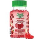 Apple Cider Vineddike Jelly Bean Gummies med The Mother and Ginger, Vegetariske Kosttilskud til mænd og kvinder, fordøjelsestilskud, 120 Apple Blast Jelly Beans, Kosher