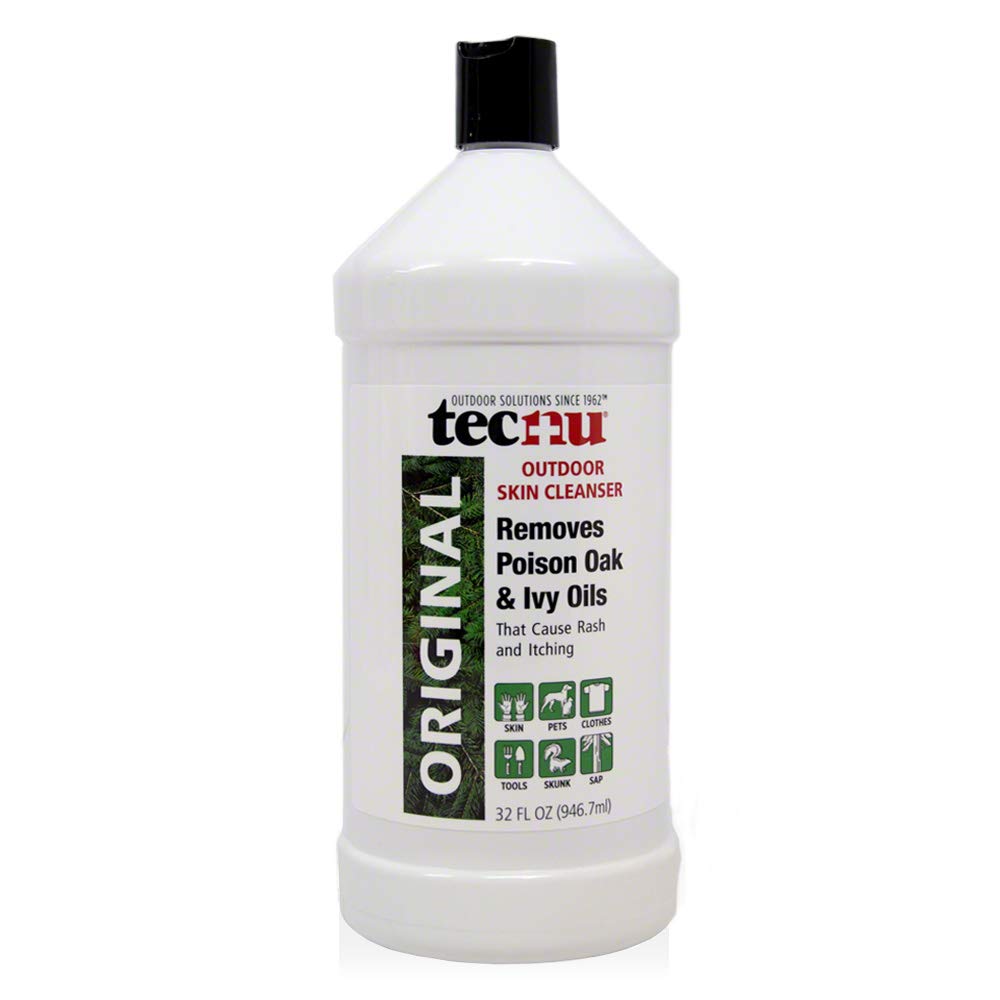 Tecnu Original Poison Oak & Ivy Outdoor Skin Cleanser, 32 Fl Oz, First Step in Poison Ivy Treatment, Removes Rash Causing Oils from Skin, Gear, Clothing, Tools and Removes Skunk Odor from Dog Fur