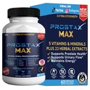 Prostax Max Natural Herbal Prostate Support, 60 Veggie Capsules, with Saw Palmetto, Vitamin E, B6, Selenium (1)