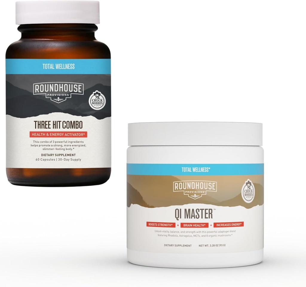 ROUNDHOUSE BESTEMMELSE 3 Hit Combo og Qi Master Power Bundle