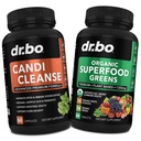 Candi Cleanse & Økologisk Superfood Grønne & Frugt Kosttilskud - Oregano Balance Control Support Cleaner - Daglig energi Super fødevarer Frugt og grøntsager Supplement Tablets Plus Vegetabilske fødevarer