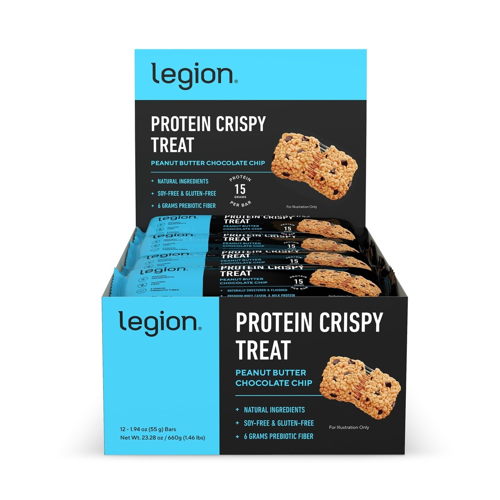 Legion Protein Rice Crispy (Peanut Butter Chocolate Chip)