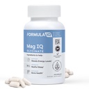 FIQ - Mag IQ Glycinate - Magnesium Bisglycinate Chelate TRAACS - High Absorption Magnesium Glycinate Supplement - Sleep, Daily Energy, & Bone Wellness - 60 Kapsler