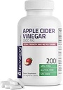 Bronson Apple Cider Vinarea 3000 MG per Serving Extra Strength - Non- GMO, 200 Vegetariske tabletter