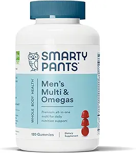SmartyPants Mænd Multi & Omegas Gummies, 120 Greve