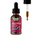 Animal Essentials Breathe EZ for Dogs & Cats - Pet Respiratory Support, Clear & Easy Breathing, Sund respiration, Urteformel - 2 Fl Oz