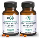 GLX3 Joint Support Extra Strength Omega-3 Supplements124; Premium New Zealand Green Liped Mussel Oil - Comfort, Fleksibilitet, Muscle Recovery - ETA EPA DHA Omega 3 Kapsler 2 måneder