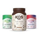 KOS PowerPlant Bundle (Organic Plant-Based Chocolate Protein Powder + Organic Reds Blend + Organic Greens Blend)