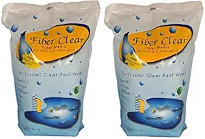 Fiber Clear 9 oz 2 Pack 4009DC Cellulose Filter Media D.E. Alternativ til Swimming Pools