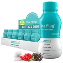 Plug lever rense Detox & reparation drink - Plant baserede urtebaserede elektrolyte drik til leverstøtte & sundhed, Bloating Relief, Gendanne antioxidanter & mineraler Budd124; Lever Complex energi drik (24-Pack)